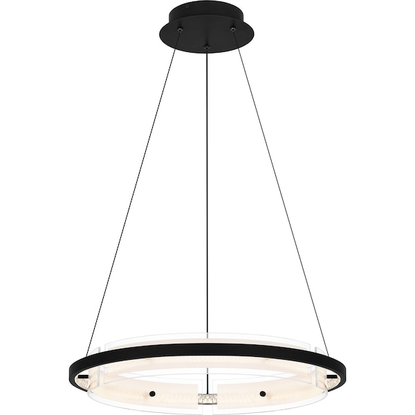 Quoizel Malik Pendant Led Light Matte Black PCMLK2820MBK - main